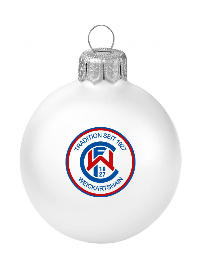 Weihnachtskugel Logo 8cm