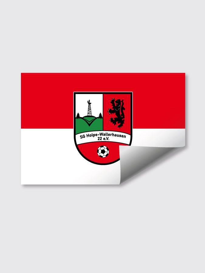 Aufkleber DIN A7 Logo