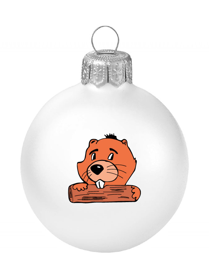 Weihnachtskugel Logo 8cm