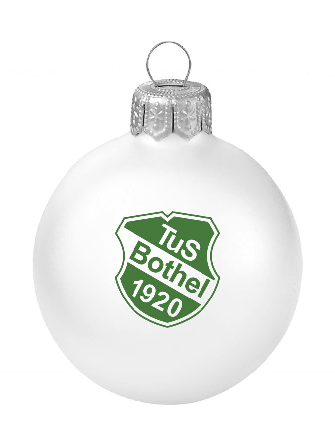 Weihnachtskugel Logo 8cm