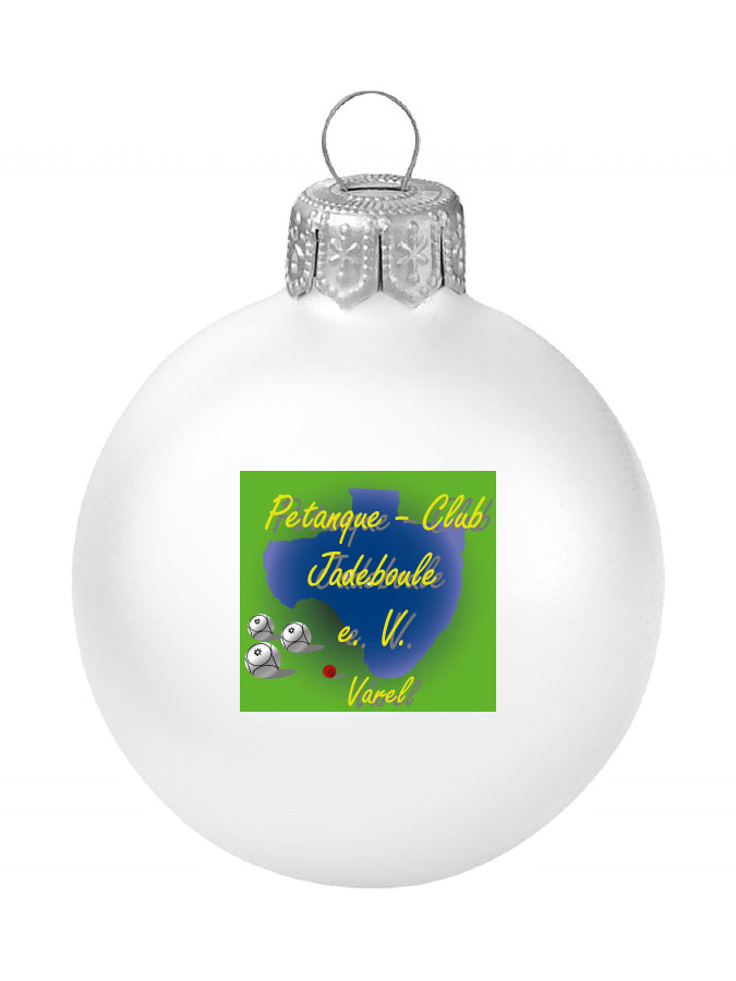 Weihnachtskugel Logo 8cm