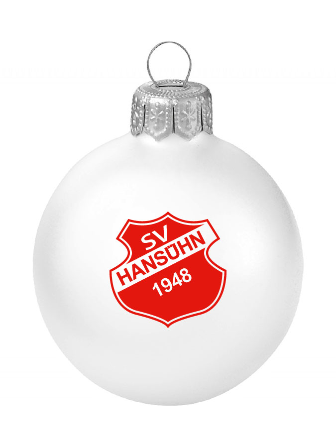 Weihnachtskugel Logo 8cm