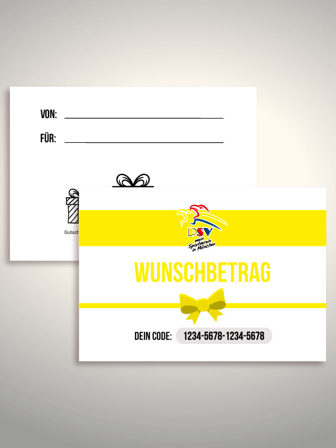 Geschenkgutschein per Versand (Weiß)