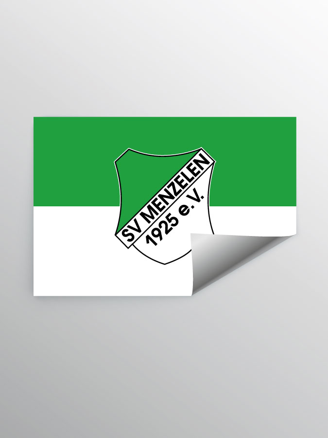 Aufkleber DIN A7 Logo