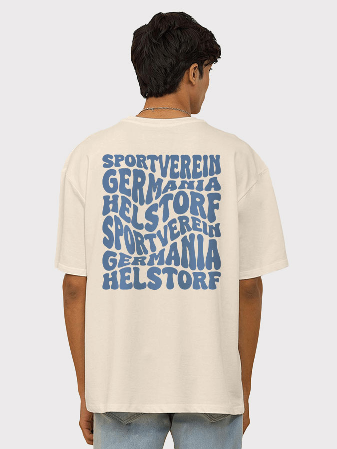 T-Shirt Oversized Wavy Herren