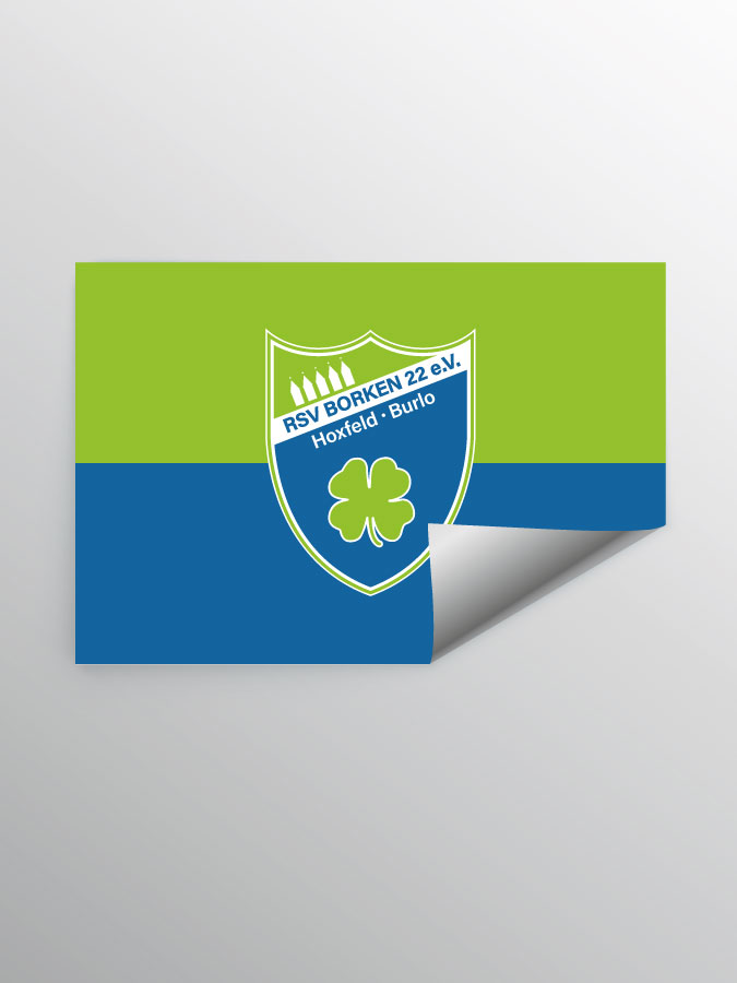 Aufkleber DIN A7 Logo