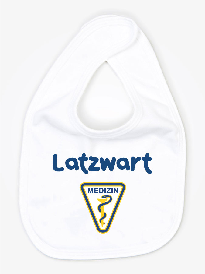 Babylätzchen Latzwart