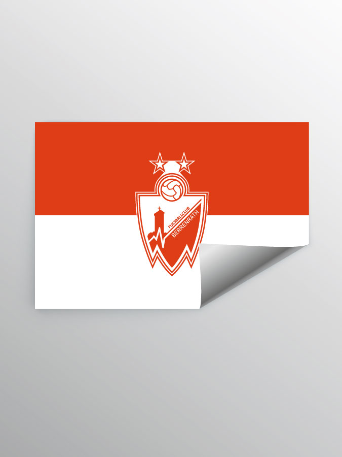 Aufkleber DIN A7 Logo