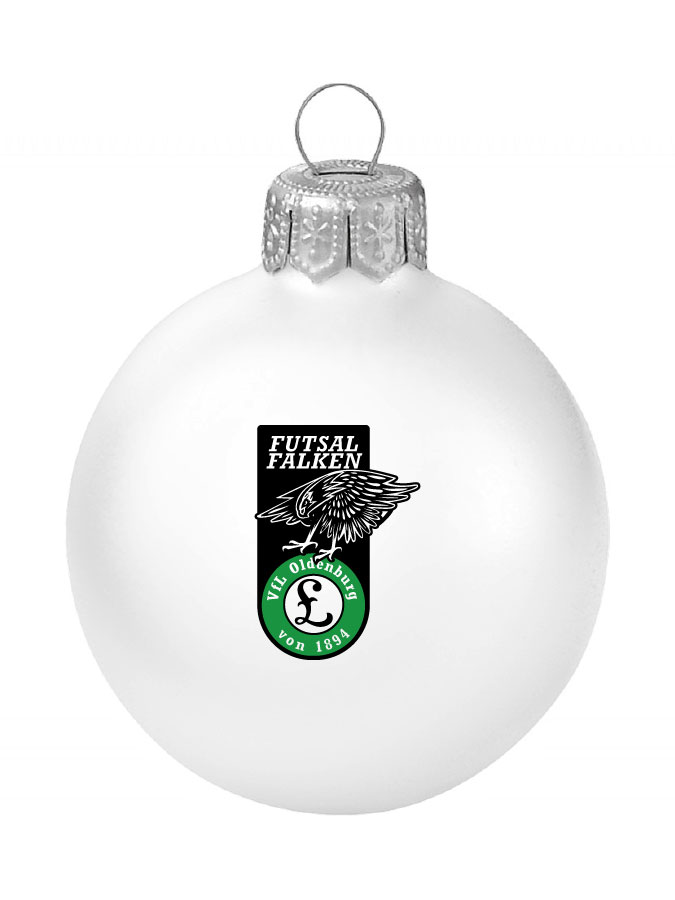 Weihnachtskugel Logo 8cm