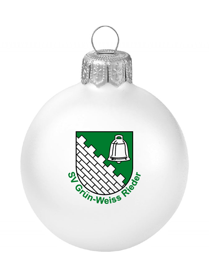 Weihnachtskugel Logo 8cm