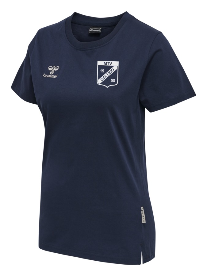 Hummel Move Grid Cotton T-Shirt Wom Damen