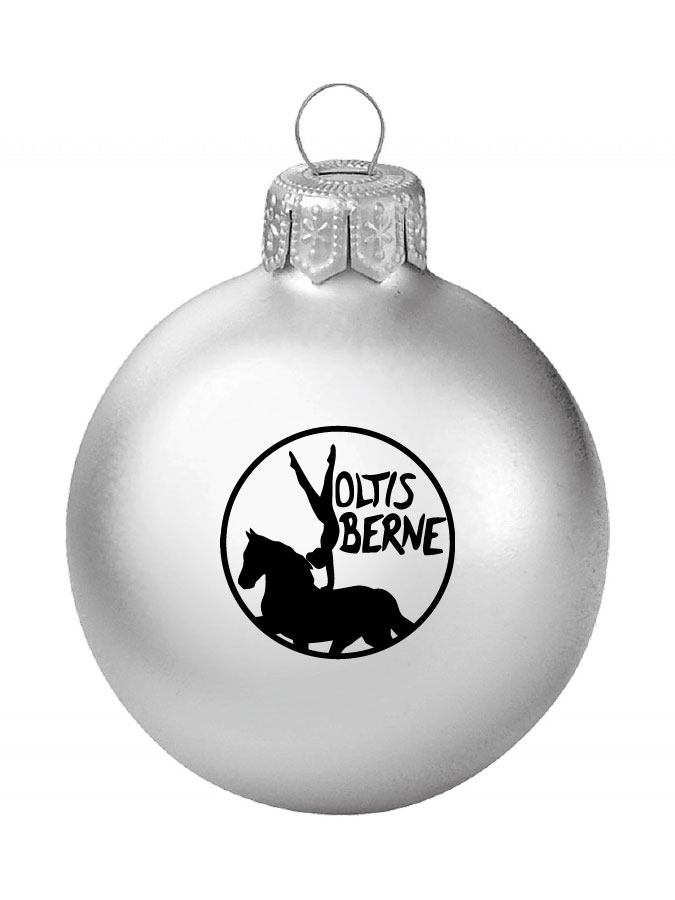 Weihnachtskugel Logo 8cm