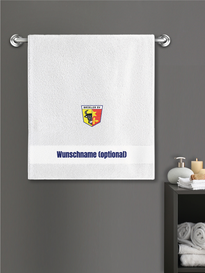 Badehandtuch Team Sticklogo