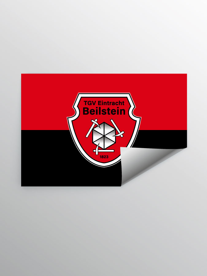 Aufkleber DIN A7 Logo