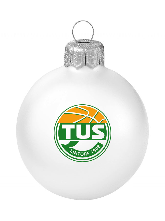 Weihnachtskugel Logo 8cm