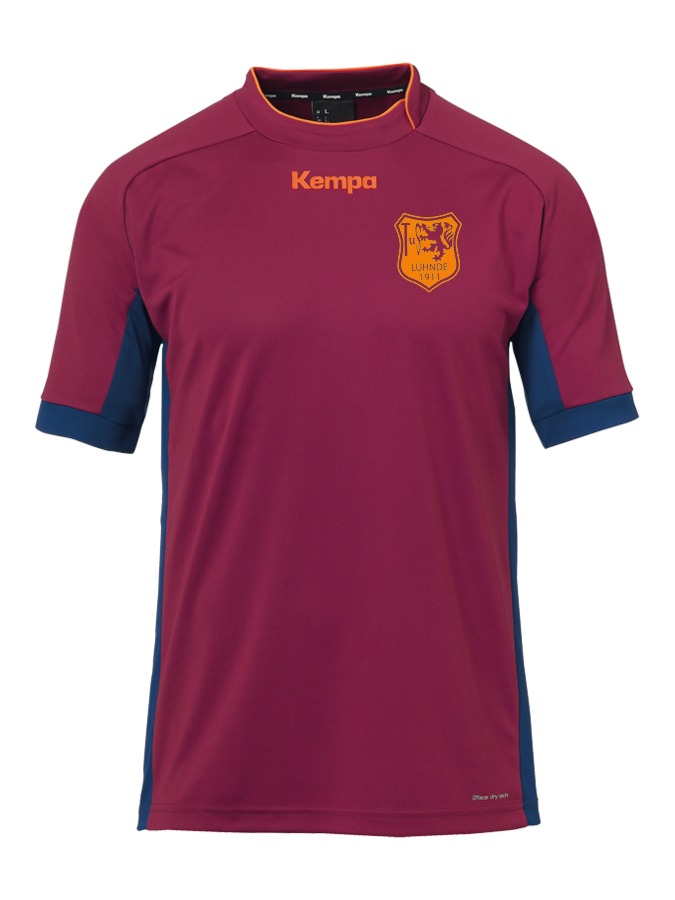 Dunkelrot-Marine-Orange