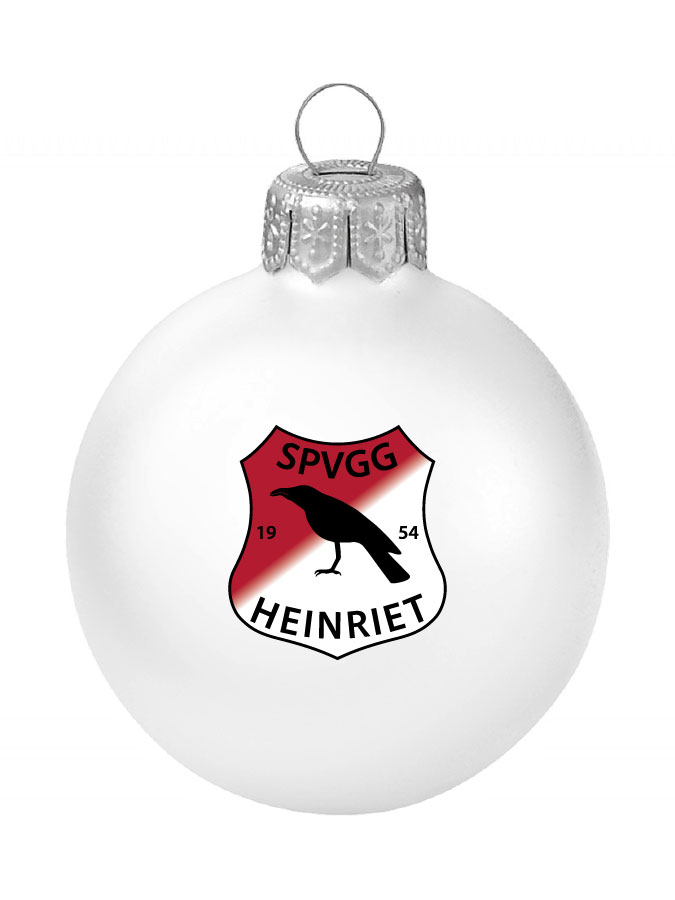 Weihnachtskugel Logo 8cm