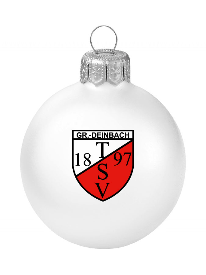 Weihnachtskugel Logo 8cm