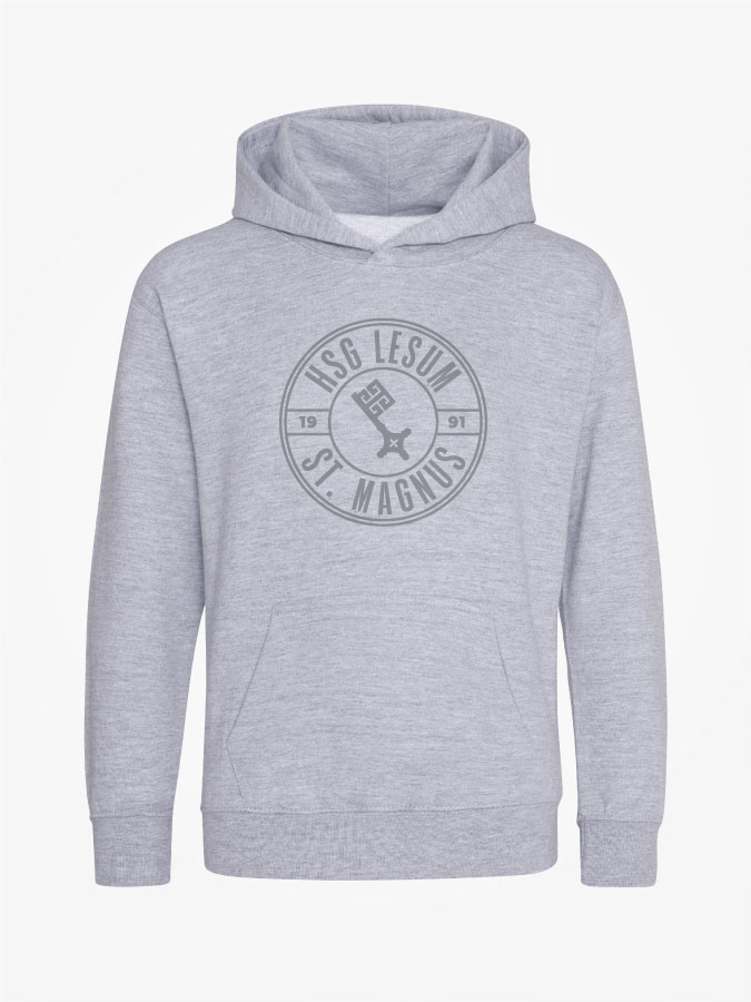 Hoodie All Grey Kids Unisex