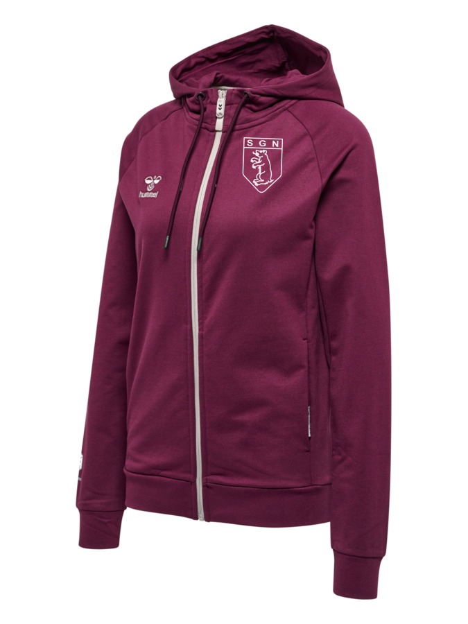 Hummel Move Grid Cotton Zip Hoodie Woma Damen