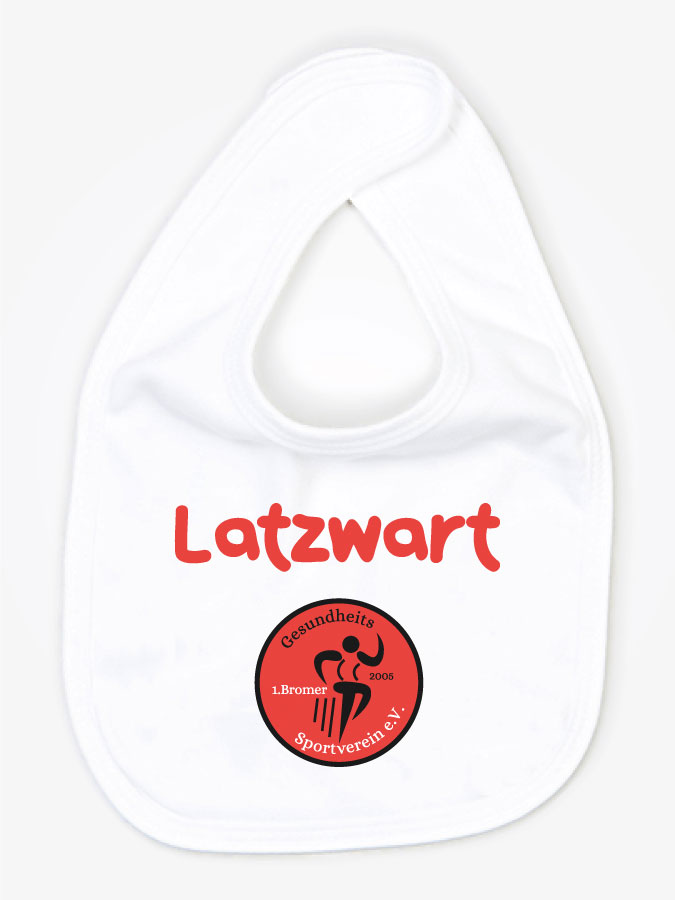 Babylätzchen Latzwart
