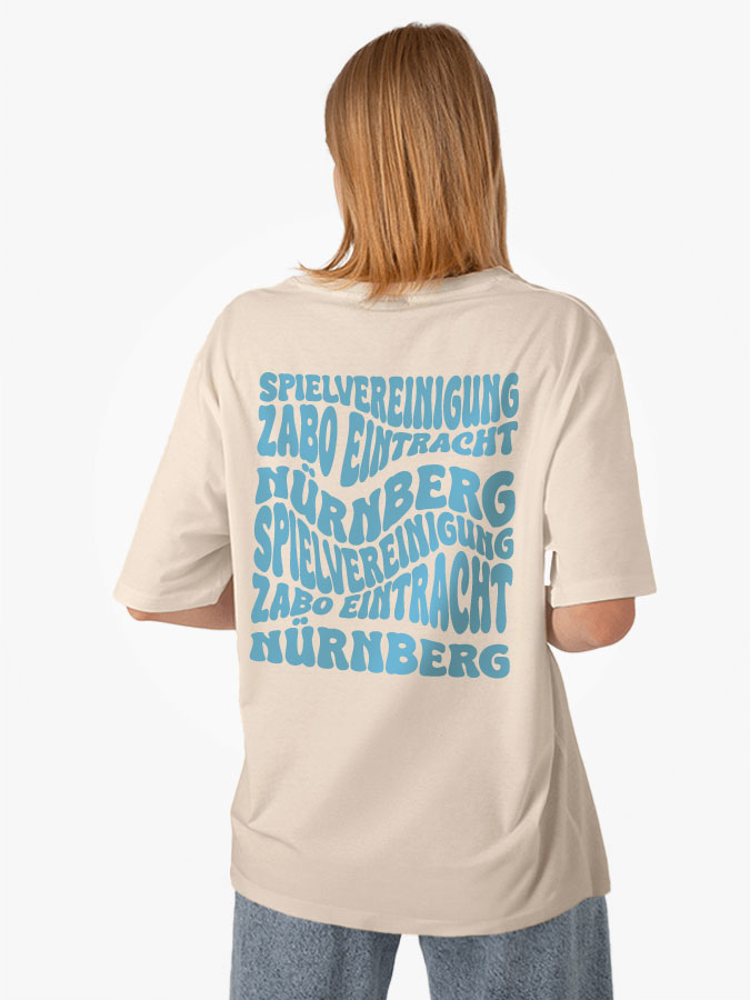 Oversized Shirt Wavy Damen