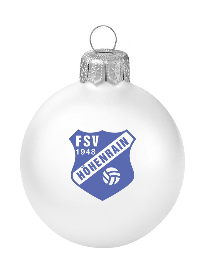 Weihnachtskugel Logo 8cm