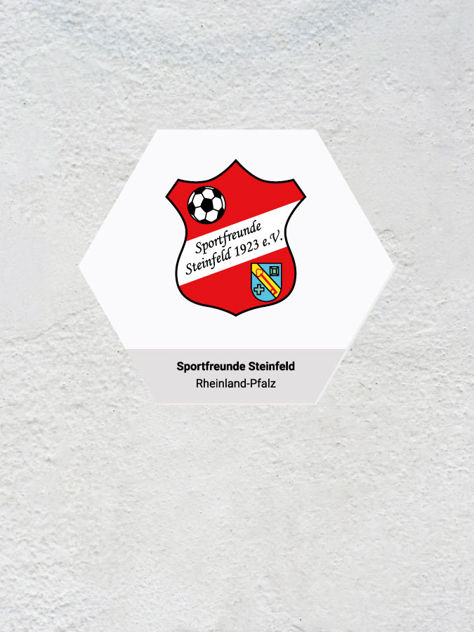 Wandkachel Hexagon mit Logo