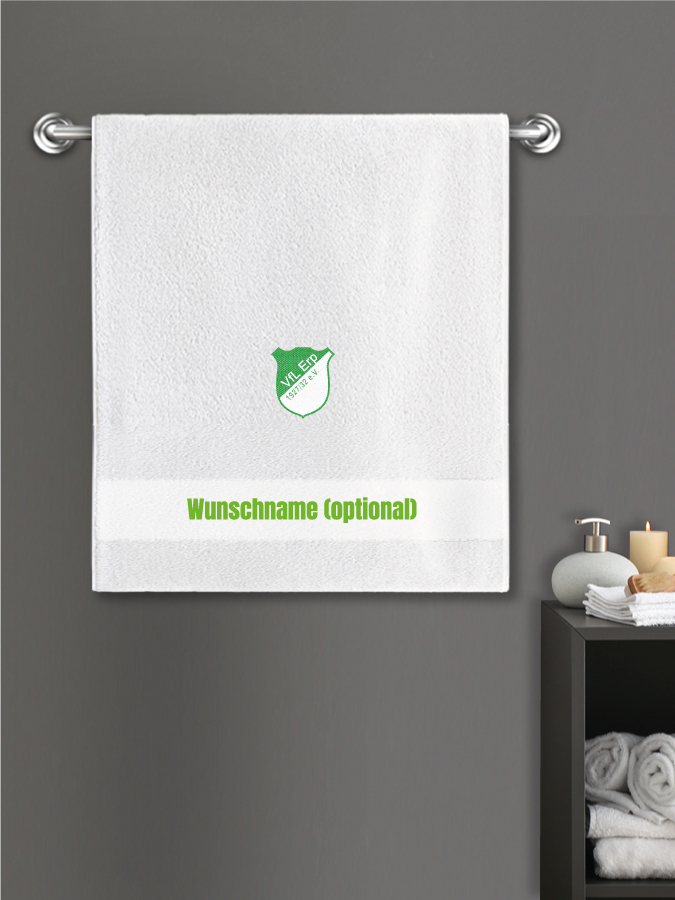 Badehandtuch Team Sticklogo