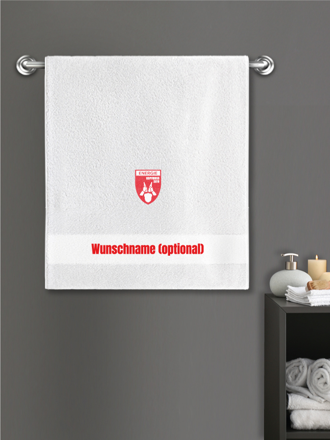 Badehandtuch Team Sticklogo