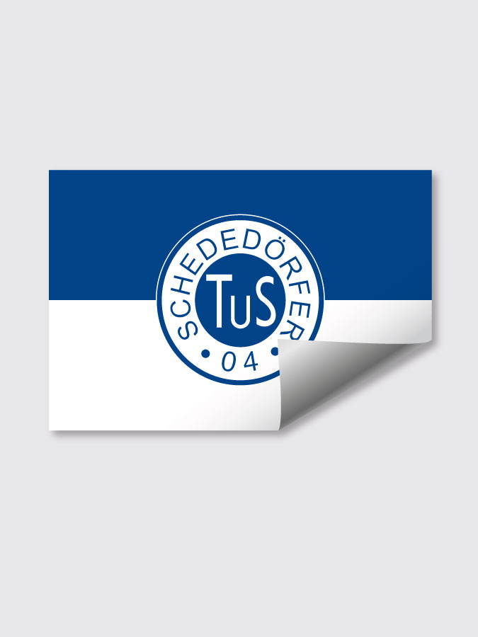 Aufkleber DIN A7 Logo
