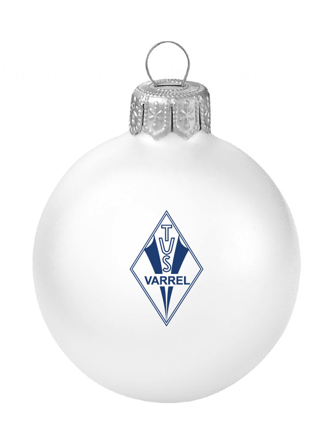 Weihnachtskugel Logo 8cm