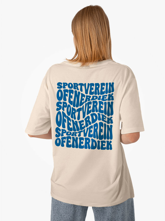 Oversized Shirt Wavy Damen