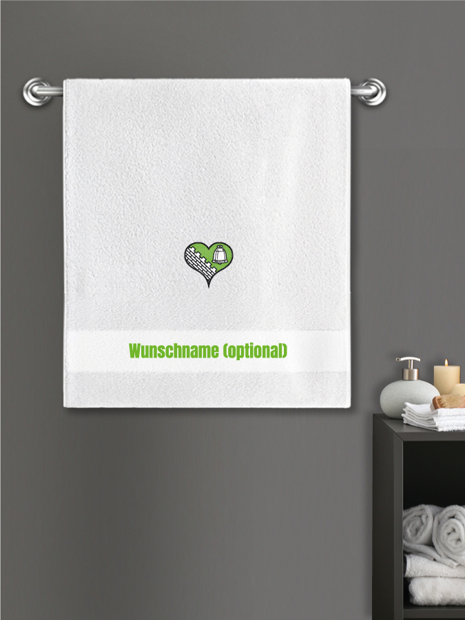 Badehandtuch Team Sticklogo