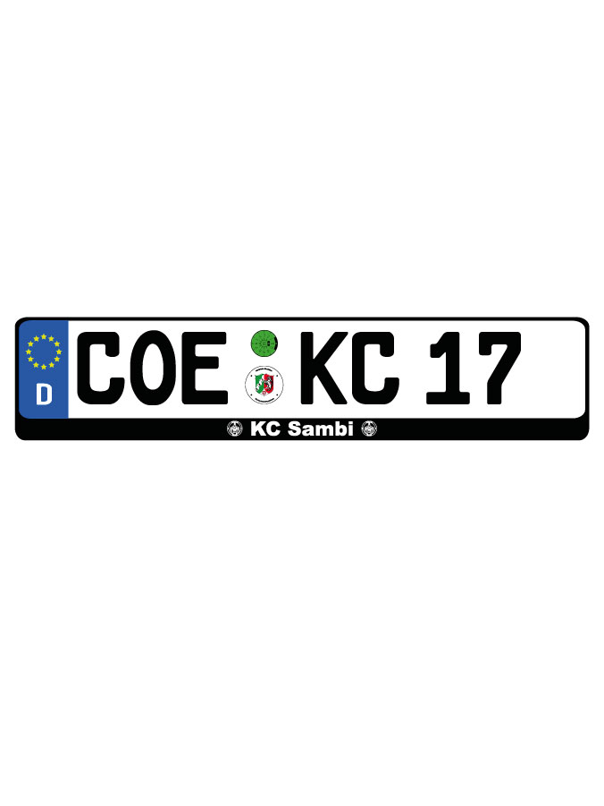 Kennzeichenhalter Kalden (2er Set)