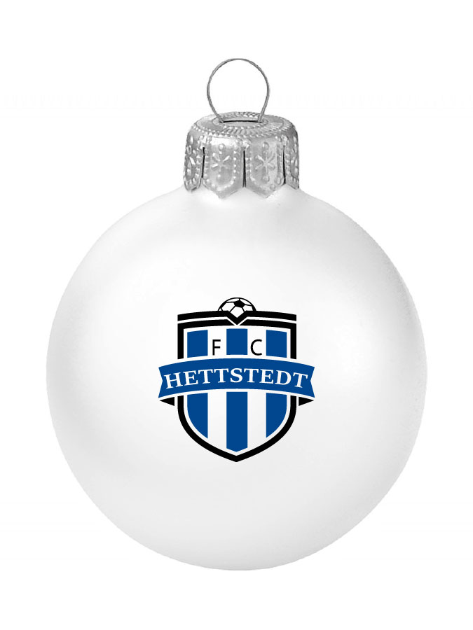 Weihnachtskugel Logo 8cm
