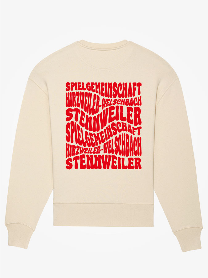 Oversized Sweater Wavy Herren