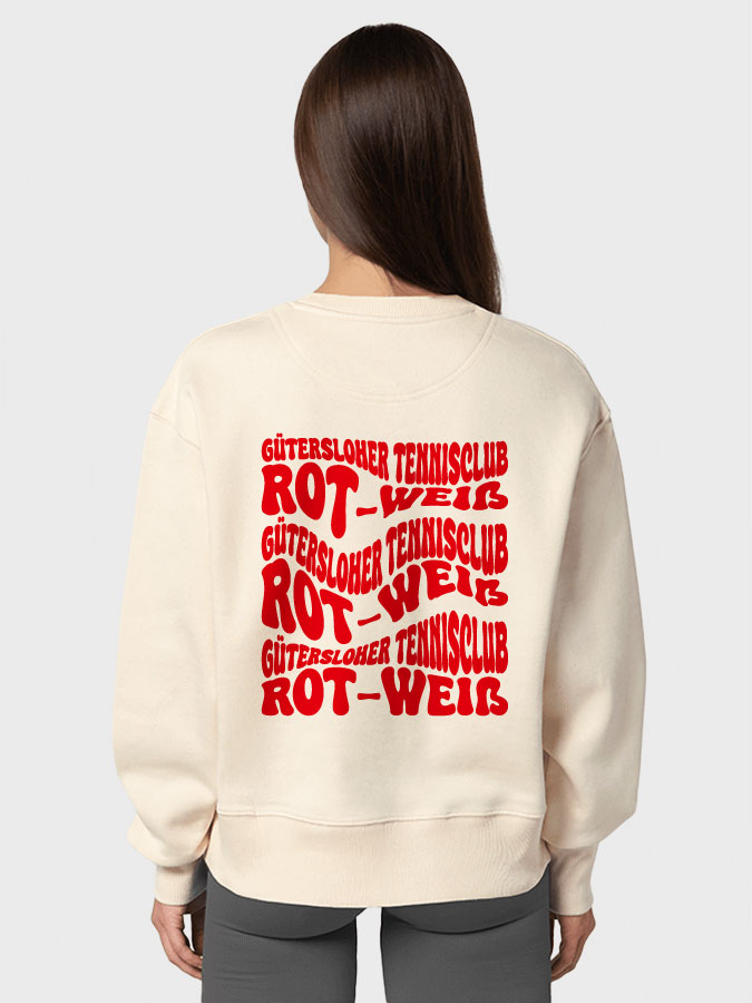 Oversized Sweater Wavy Damen