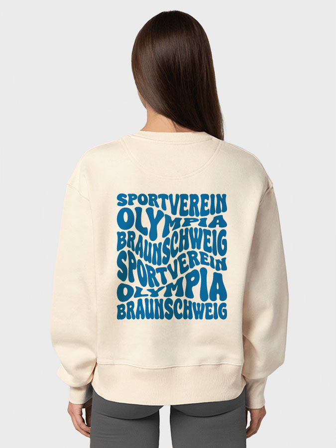 Oversized Sweater Wavy Damen
