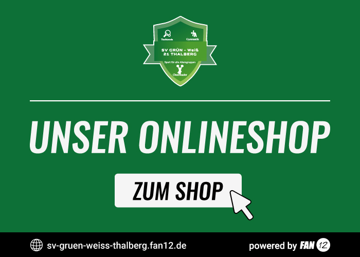SV Grün-Weiß 21 Thalberg e.V. Onlineshop