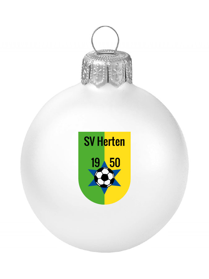 Weihnachtskugel Logo 8cm