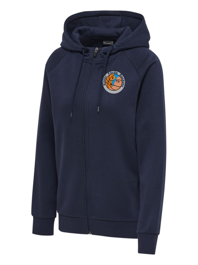 Hummel Red Classic Zip Hoodie Damen