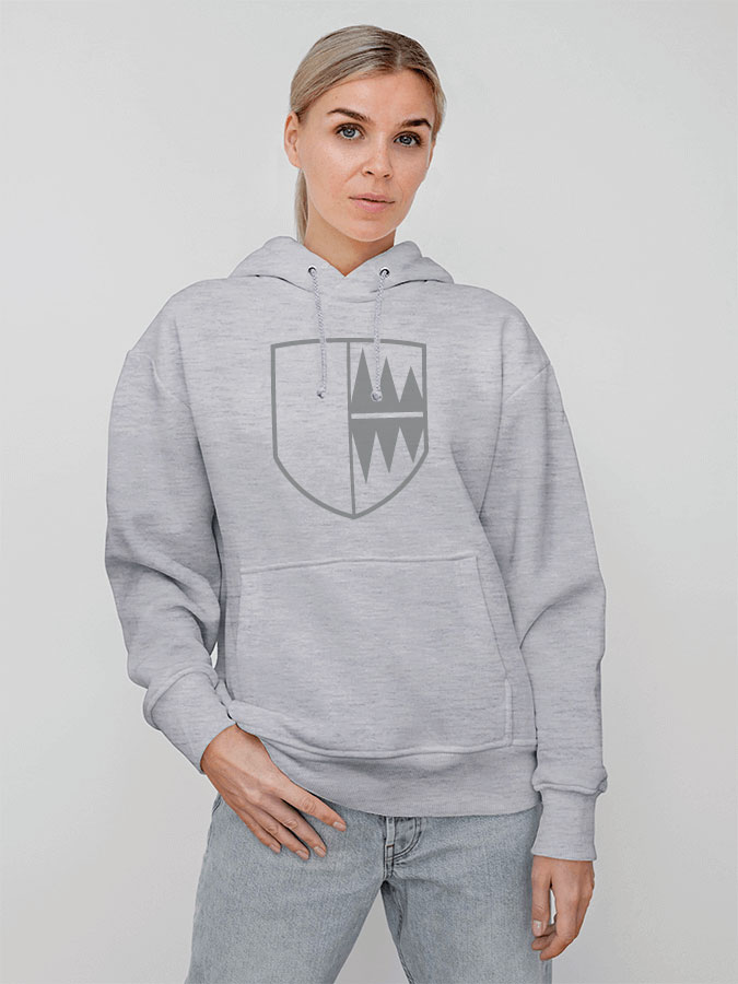 Hoodie All Grey Unisex
