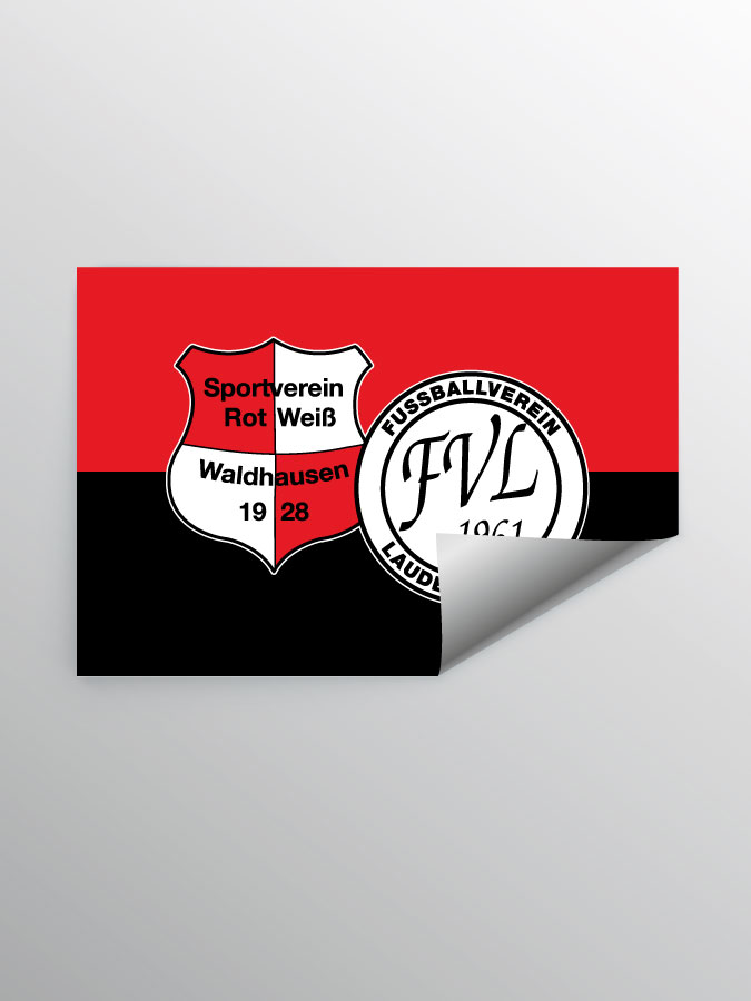 Aufkleber DIN A7 Logo