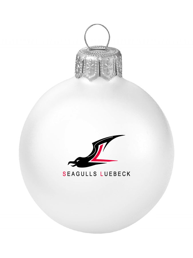 Weihnachtskugel Logo 8cm