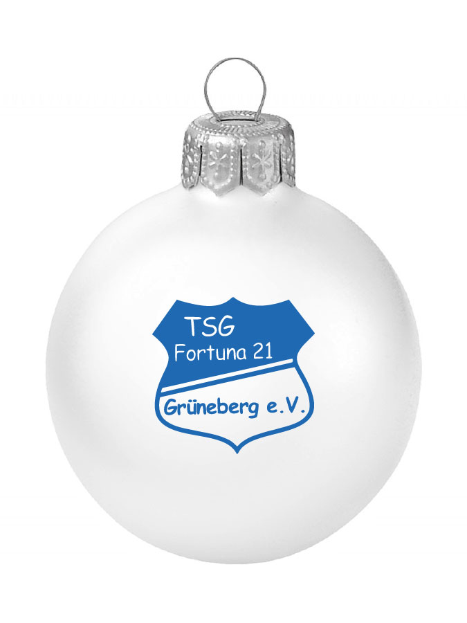 Weihnachtskugel Logo 8cm