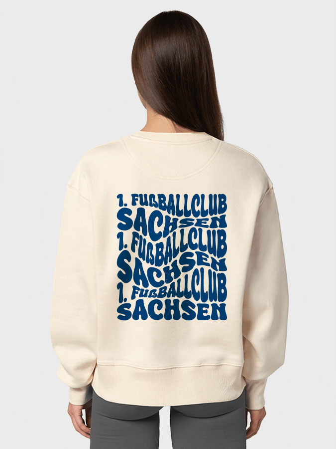 Oversized Sweater Wavy Damen
