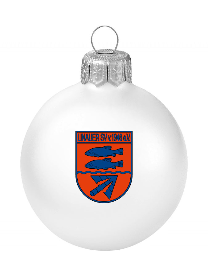 Weihnachtskugel Logo 8cm