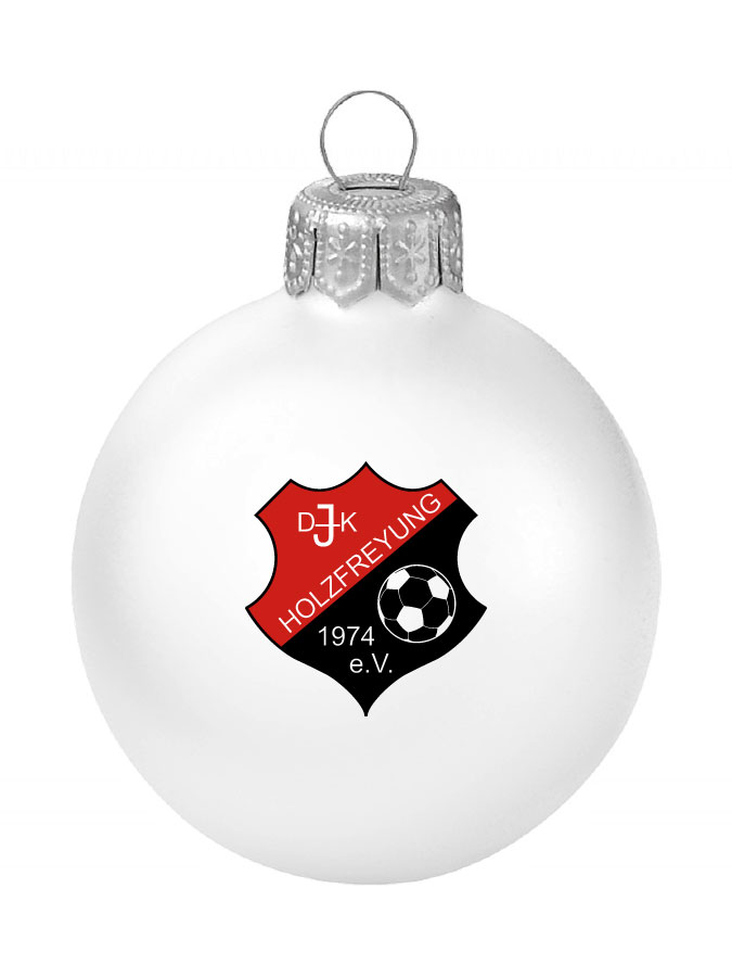 Weihnachtskugel Logo 8cm