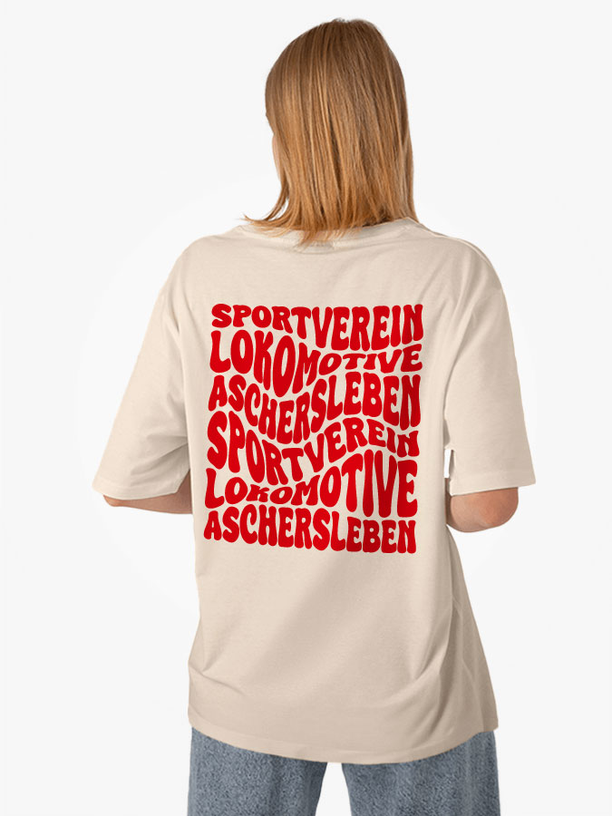 Oversized Shirt Wavy Damen